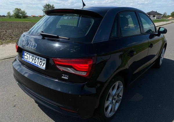 Audi A1 cena 37900 przebieg: 149377, rok produkcji 2015 z Sieradz małe 121